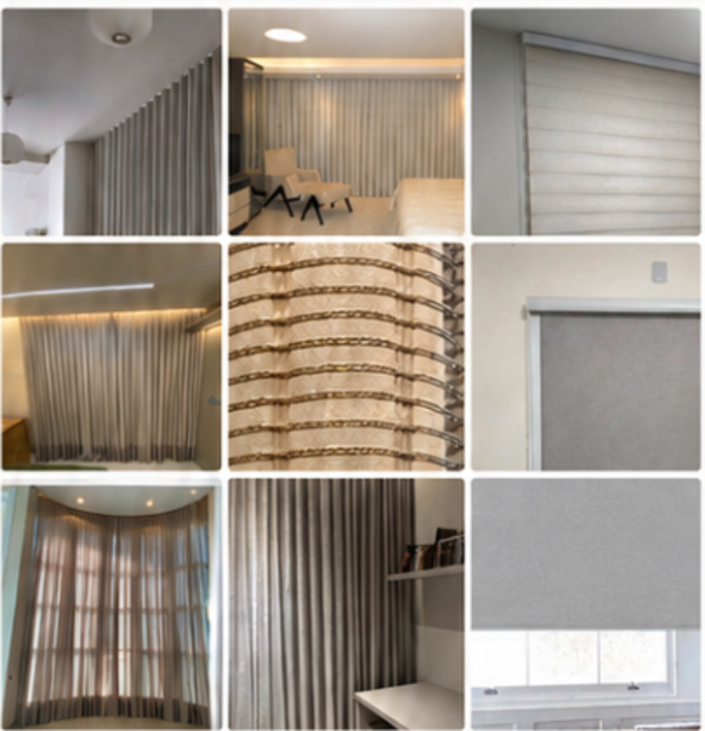 Projetos de cortinas e persianas realizados